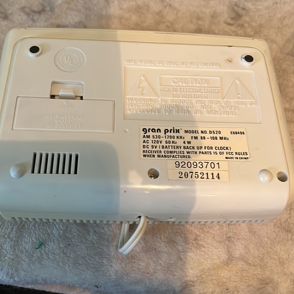 😀Vintage GPX am/fm digital clock radio - Picture 6 of 8